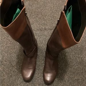 Women’s Bandolino Knee length zippered boots-Size 9. Pre-owned